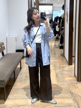 「アイテム（スマホケース/カバー）」を使った、shizuruさん（レディース・149cm）の秋コーディネート