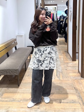 「アイテム（その他トップス）」を使った、shizuruさん（レディース・149cm・20代）の秋コーディネート