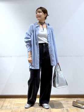 「アイテム（バレエシューズ）」を使った、shizuruさん（レディース・149cm）の秋コーディネート
