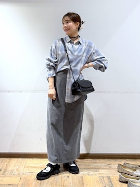 「アイテム（チョーカー）」を使った、shizuruさん（レディース・149cm）の秋コーディネート