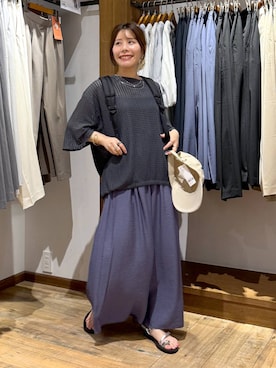 「GLOBAL WORK（グローバルワーク）のアイテム（帽子）」を使った、shizuruさん（レディース・149cm）の夏コーディネート