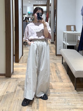 「GLOBAL WORK（グローバルワーク）のアイテム（パンツ）」を使った、shizuruさん（レディース・149cm）の夏コーディネート