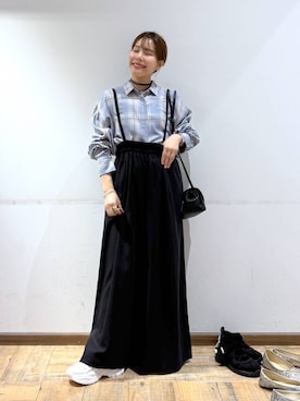 「アイテム（チョーカー）」を使った、shizuruさん（レディース・149cm）の秋コーディネート