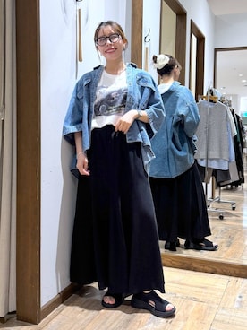 「アイテム（シュシュ）」を使った、shizuruさん（レディース・149cm）の夏コーディネート