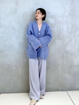 「アパートバイローリーズ」｜「アイテム（パンツ）」を使った、nakaさん（レディース・155cm）の冬コーディネート