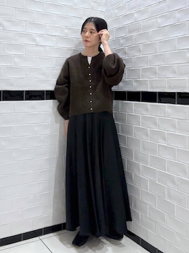 「アイテム（スカート）」を使った、nakaさん（レディース・155cm・40代）の秋コーディネート