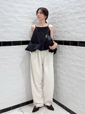「アイテム（セットアップ）」を使った、nakaさん（レディース・155cm）の夏コーディネート