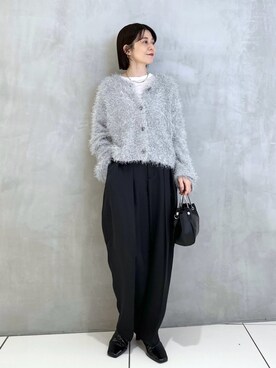 「アパートバイローリーズ」｜「アイテム（パンツ）」を使った、nakaさん（レディース・155cm）の冬コーディネート