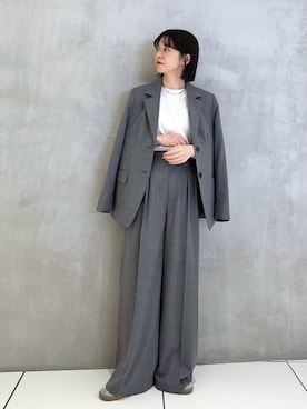 「アパートバイローリーズ」｜「アイテム（パンツ）」を使った、nakaさん（レディース・155cm）の冬コーディネート