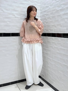 「SNAP_apart by lowrys」｜nakaさん（レディース・155cm）の夏コーディネート