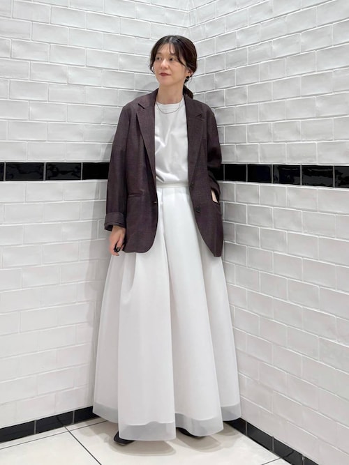 ダブルラッセルタックスカート（スカート）｜A part by