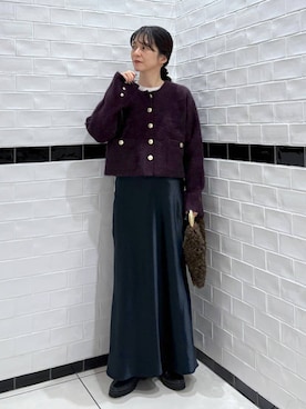 「アイテム（ハンドバッグ）」を使った、nakaさん（レディース・155cm・40代）の秋コーディネート