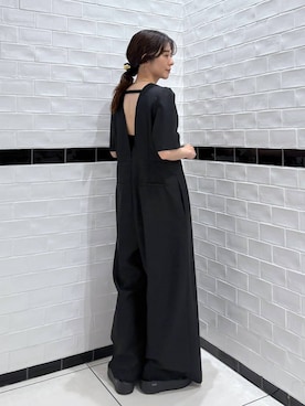 「アイテム（つなぎ/オールインワン）」を使った、nakaさん（レディース・155cm・40代）の夏コーディネート