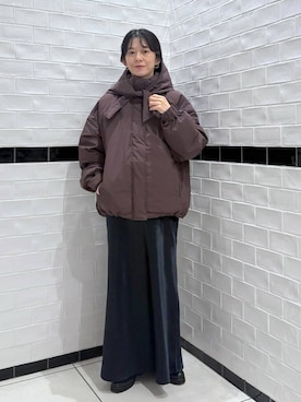 「SNAP_apart by lowrys」｜「アイテム（ブルゾン）」を使った、nakaさん（レディース・155cm）の秋コーディネート