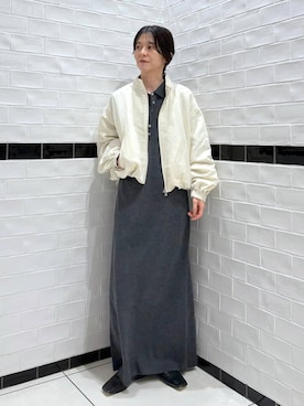 「アイテム（ワンピース/ドレス）」を使った、nakaさん（レディース・155cm・40代）の秋コーディネート