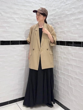 「リラックス」｜nakaさん（レディース・155cm）の春コーディネート