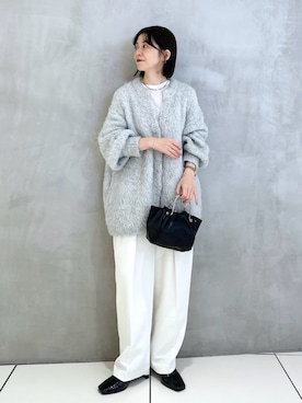 「アパートバイローリーズ」｜「アイテム（パンツ）」を使った、nakaさん（レディース・155cm）の冬コーディネート