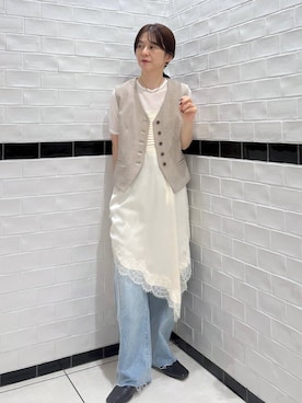 「SNAP_apart by lowrys」｜nakaさん（レディース・155cm）の夏コーディネート