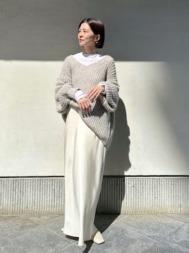 「A part by（アパートバイ）のアイテム」を使った、nakaさん（レディース・155cm）の冬コーディネート