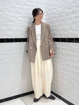 「アイテム（サングラス）」を使った、nakaさん（レディース・155cm・40代）の秋コーディネート