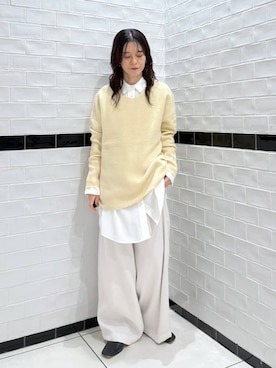 「アイテム（シャツワンピース）」を使った、nakaさん（レディース・155cm）の秋コーディネート