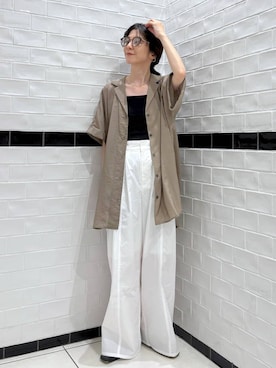 「アイテム（サングラス）」を使った、nakaさん（レディース・155cm・40代）の夏コーディネート