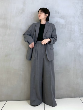 「アパートバイローリーズ」｜「アイテム（パンツ）」を使った、nakaさん（レディース・155cm）の冬コーディネート