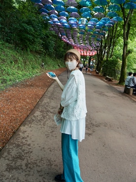 みやもとなのこさん（レディース・153cm）の夏コーディネート