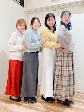 みやもとなのこさん（レディース・153cm）の冬コーディネート