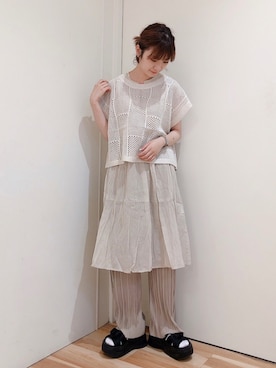 みやもとなのこさん（レディース・153cm）の夏コーディネート