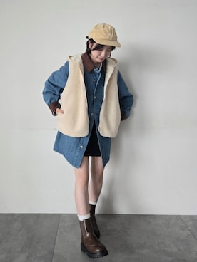 みやもとなのこさん（レディース・153cm）の秋コーディネート