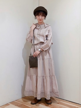 「Samansa Mos2」｜みやもとなのこさん（レディース・153cm）の夏コーディネート