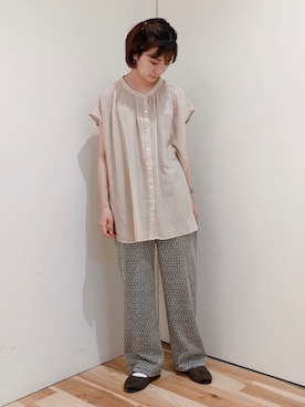 みやもとなのこさん（レディース・153cm）の夏コーディネート