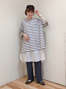 みやもとなのこさん（レディース・153cm）の夏コーディネート