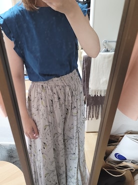 「オペークドットクリップ」｜KANAさん（レディース・151cm）の夏コーディネート