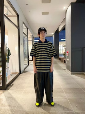 「CPCM」｜「アイテム（キャップ）」を使った、RYOSUKEさん（メンズ・171cm）の春コーディネート