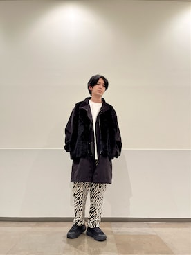 「CPCM」｜「アイテム（ベスト）」を使った、RYOSUKEさん（メンズ・171cm）の秋コーディネート