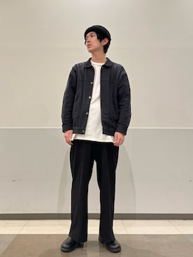 「CPCM（シーピーシーエム）のアイテム（スリッポン）」を使った、RYOSUKEさん（メンズ・171cm）の秋コーディネート