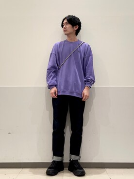 「CPCM」｜「アイテム（スウェット）」を使った、RYOSUKEさん（メンズ・171cm）の秋コーディネート