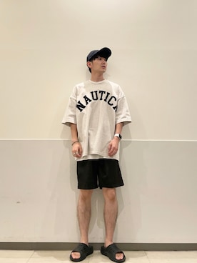 「CPCM」｜「アイテム（サンダル）」を使った、RYOSUKEさん（メンズ・171cm）の夏コーディネート