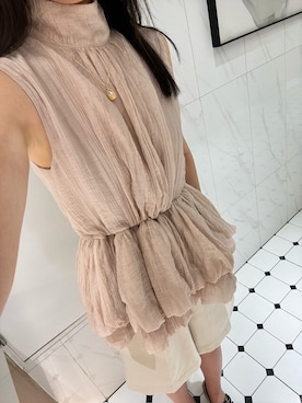 「polaura（ポローラ）のアイテム（トップス、その他）」を使った、sisis_4110さん（レディース・166cm）の夏コーディネート