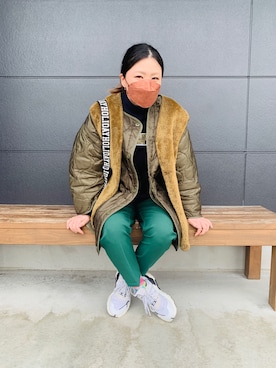 「holiday」｜「アイテム（ジャケット/アウター）」を使った、Yayoiさん（レディース・163cm）の冬コーディネート