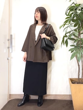 むなかたさん(レディース・159cm)の秋コーディネート