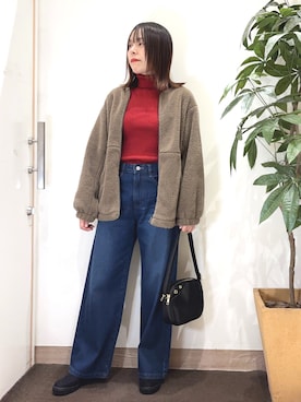 「SHOO・LA・RUE（シューラルー）のアイテム」を使った、むなかたさん（レディース・159cm）の秋コーディネート