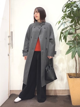 「DRESKIP（ドレスキップ）のアイテム」を使った、むなかたさん（レディース・159cm）の冬コーディネート