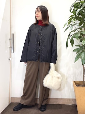 「SHOO・LA・RUE（シューラルー）のアイテム」を使った、むなかたさん（レディース・159cm）の秋コーディネート