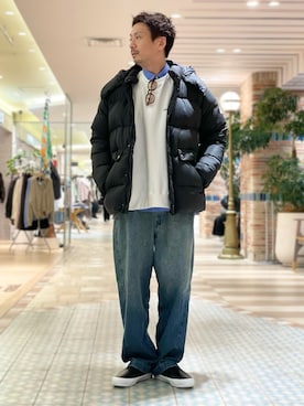 「Pyrenex（ピレネックス）のアイテム」を使った、OMIさん（メンズ・180cm）の秋コーディネート