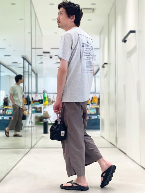 FRUIT OF THE LOOM】フロント＆バックプリント クルーネック