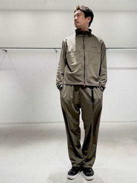 「mellow people（メローピープル）のアイテム」を使った、OMIさん（メンズ・180cm）の夏コーディネート