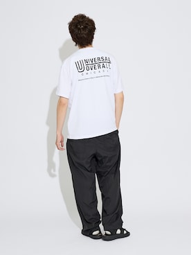 「UNIVERSAL OVERALL（ユニバーサルオーバーオール）のアイテム」を使った、OMIさん（メンズ・180cm）の夏コーディネート